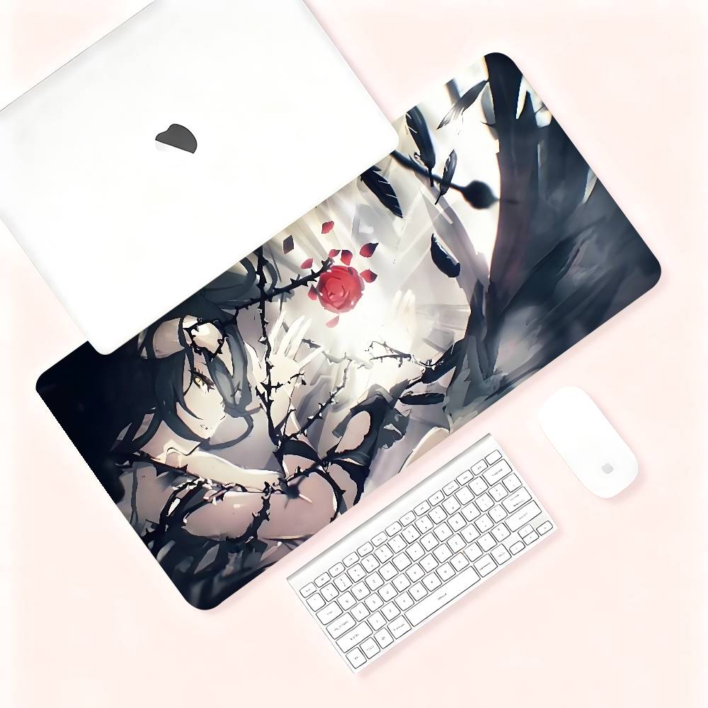 AnIME O-OVerlord A-Albedo Mouse Pad Computer Mat Deskpad Laptop Keyboard Mat Office Large Landscape Mousepad