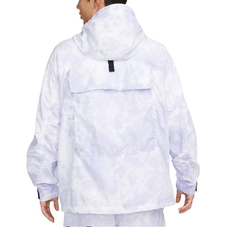 Nike Sportruházat Tech Pack Szőtt Kapucnis Dzseki (Ázsia Méretezés) Indigo Haze Férfi Streetwear DX0218-519