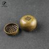 Grid Lncense Burner Retro Copper Dish Japan Korea Buddha Incense Holder Burner Brass Mini Sandalwood Censer Incense New