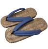 Geta Radial Crow Gepolstert Hergestellt in Blau L [Edoten] Sandalen, Sohle, Bambus, Riemen, Japan, Denim,