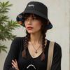 Unisex Reversible Fishing Hat Breathable Polyester Wide Brims Sun Protection Fisherman Hat for Summer Vacation Wear