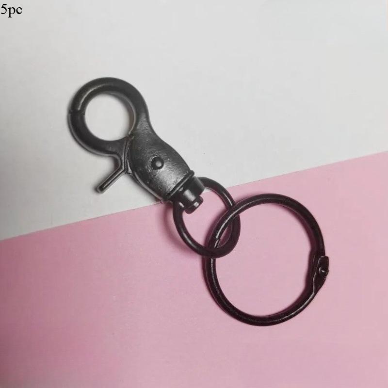 Set da 5 Pezzi/set Set di Fermagli Colorati per Cani Fermaglio per Cancelleria Spot Vendita all'Ingrosso Fermaglio Fai da Te Fibbia a Gancio Fibbia Fibbia Gancio Portachiavi in Lega di Zinco