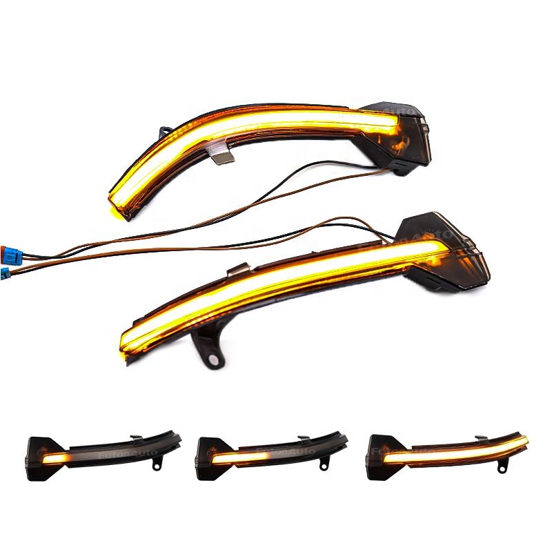 For BMW F10 F11 F07 F06 F12 F13 5 6 7 Series LED Amber Mirror Dynamic Turn Signals Lights New Sequential Indicator Blinker Lamps