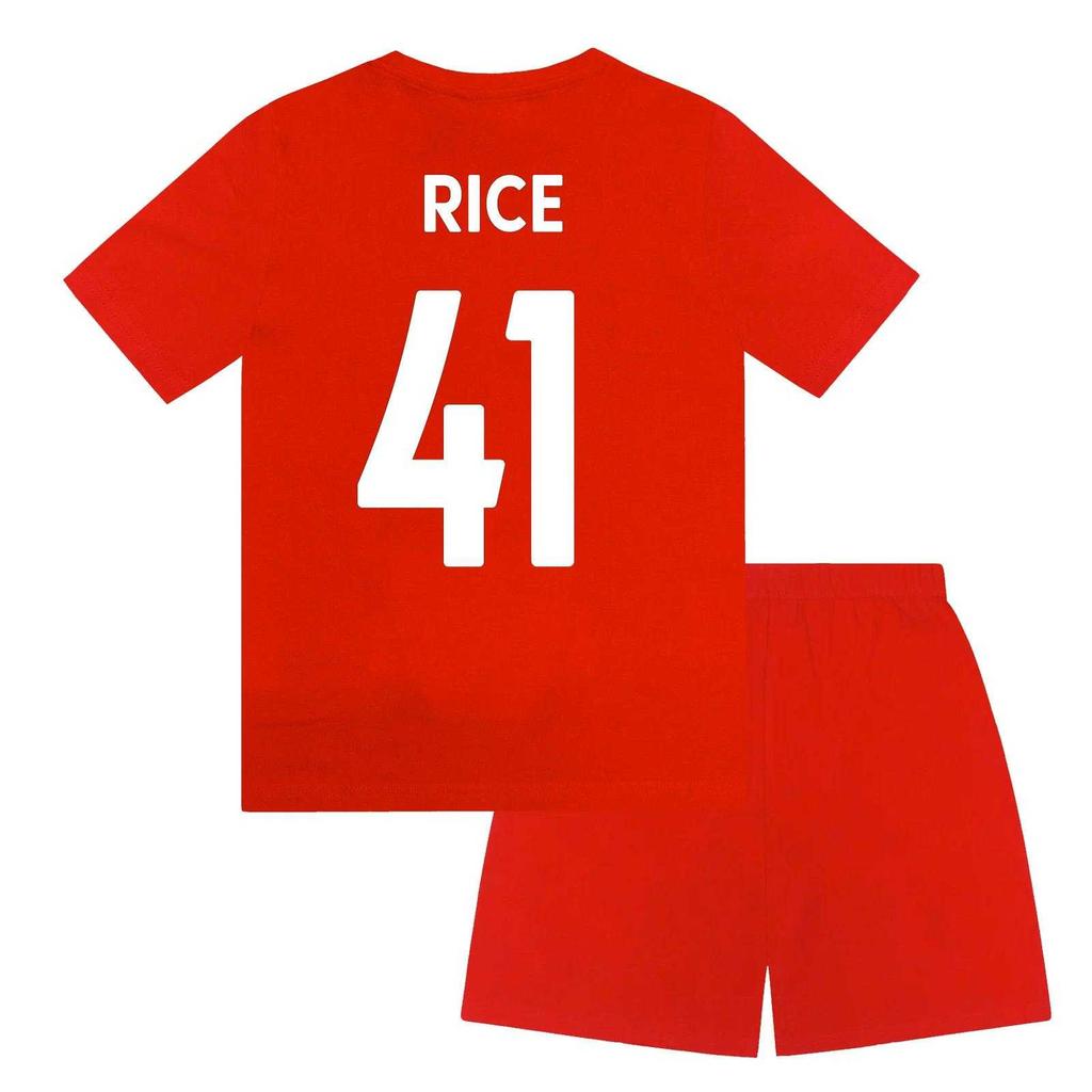 Arsenal FC Boys Rice 41 Sublimated Short Pyjama Set