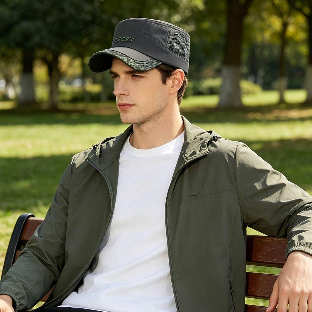 Breathable Baseball Cap Quick-drying Peaked Cap Fashion Flat Top Hat  Spring Summer