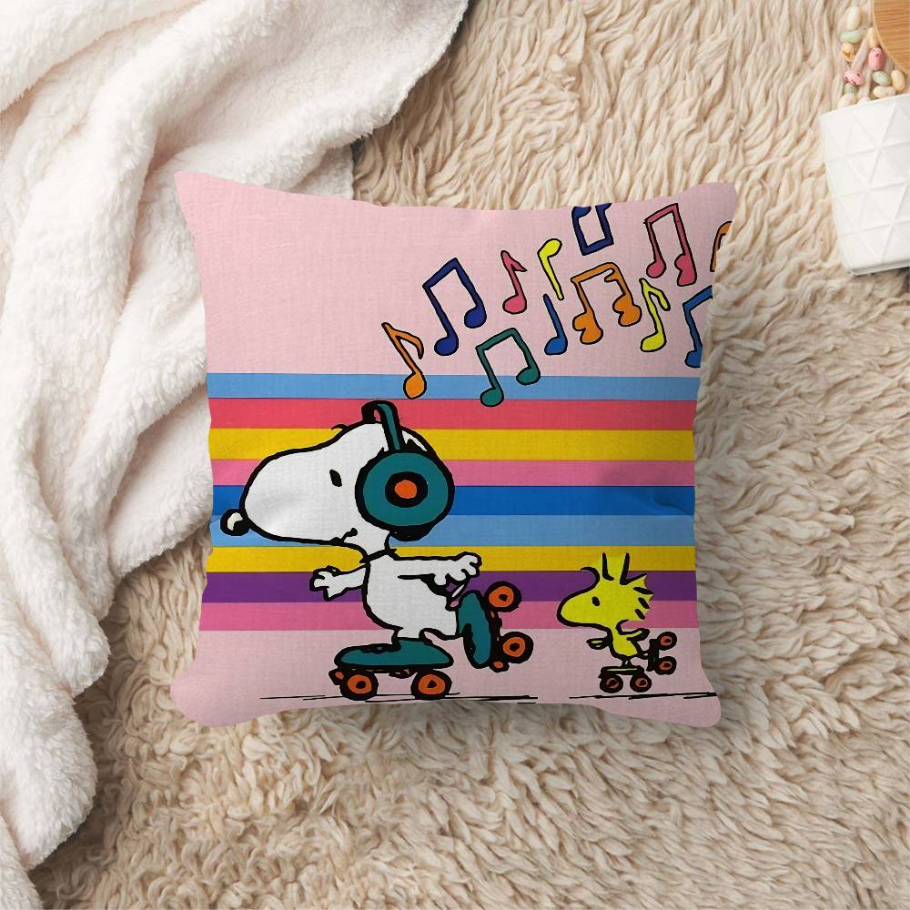 Cartoon SSnoopy Anmie Personalized Pillow Dust Cover Bedroom Kids Party Decoration Pillowcase Birthday Children Gift