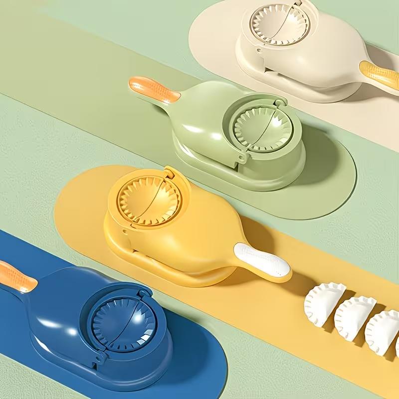 Manual Dumpling Maker Plastic Press Mold Kitchen Tool for Homemade Dumplings Gyoza Empanadas Pastry Wrapper Maker Holiday Cooking Gadget