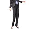 Striped Tapered Suit with Perfect for Perfect for and Skinny Fit [ByFshow] Women's Pants, Slimming, Pockets, Stylish, Commuting, Teams,