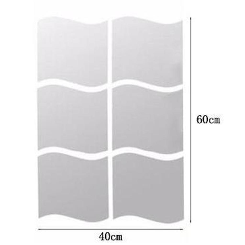 Self Adhesive Wall Mirror Sticker Room Bathroom Decoration DIY Ornament for DIY Craft Home Wall Decoration
