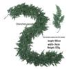 Artificial Norfolk Pine Wreath with Red Berries & Rattan Vines for Cross-Border Christmas Decoration