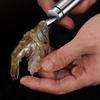 S-DEAL Shrimp Deveining Tool, Fish Scale Cutter, Food-Grade Stainless Steel Shrimp Peeler - Effective Seafood Tool with Double Heads, Shrimp Cleaning