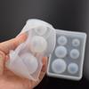 SNASAN Silicone Mold Ball Beads 9mm-25mm Epoxy Resin Silicone Mould DIY Handmade Craft Charms Jewelry Making Tool