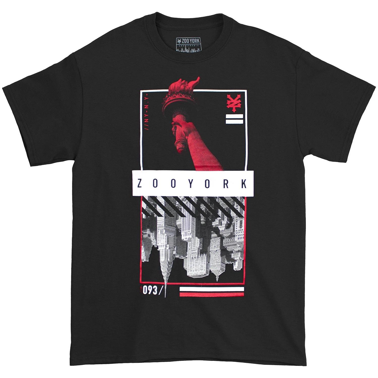 Men s Zoo York Statue Of Liberty T-shirt Medium Black XXXL