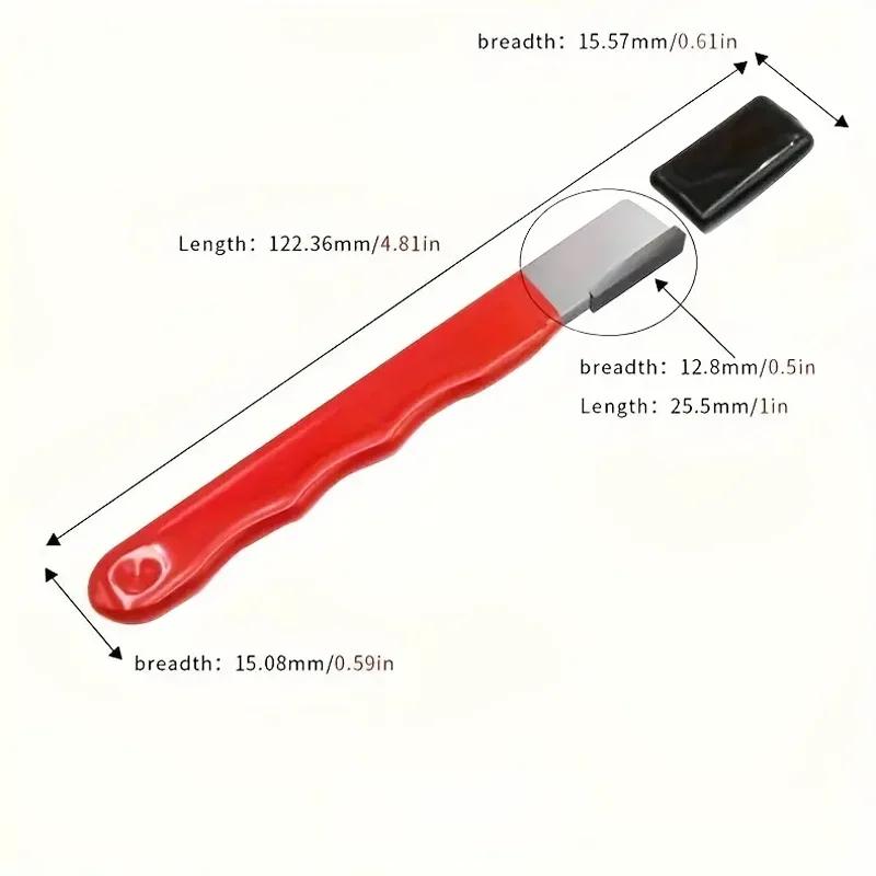 1PC Portable Knife Sharpener Garden Scissors Kitchen Knife Mouth Sharpener Scraper Edge Trimmer Edge Scraper