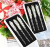 Christmas Decoration Transparent Glass Ice Stick Pendant Christmas Tree Scene Ornaments Ice Water Drop Hanging Art Holiday Gifts
