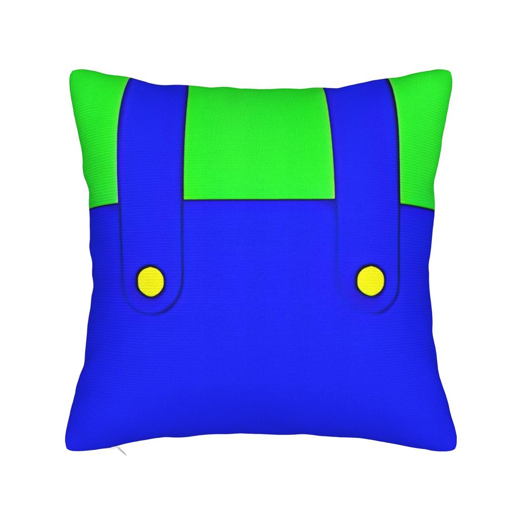 Marios Pillowcase Polyester Cushion Cover Decoration Video Games Throw Pillow Case Cover Home Zippered 18'
