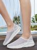 Fashion Breathable Male Sports Shoes Gray Quick-Drying Jogging Light Korean Outdoor Without Leather Stylish Jump Men's Casual Sneakers