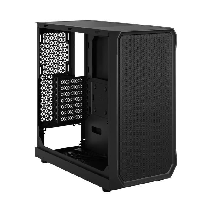Boîtier pc fractal design focus 2 black tg clear tint