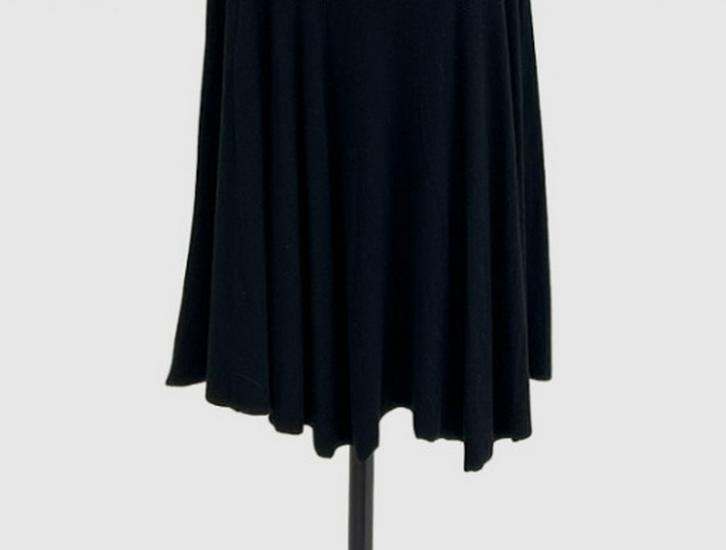 Dongdaemun 2026 Retro High-Waisted Pleated Long Skirt for Women - Early Spring/Autumn Fashion One Size чёрный