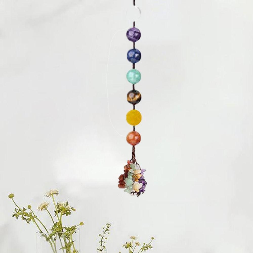 

Mysterious Car Hanging Pendant Charming Natural Stone Ornaments Car Pendant Style 3