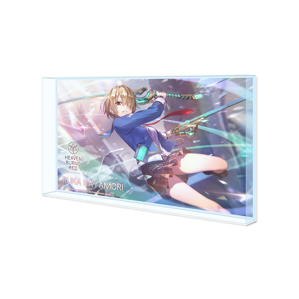 Seasonal Plants Heaven Burns Red Big Acrylic Block W160mm x H100mm x D8mm Acrylic [Kayamori Tsukiuta]