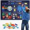 My First Daily Classroom Calendar – Essential for Preschool Children's Classroom Calendar: Year, Month, Day, Weather, Season, Mo