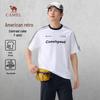 Camel American Retro Color Block Quick-Dry T-Shirt for Men & Women