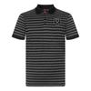 Mens Contrast Striped Polo Shirt