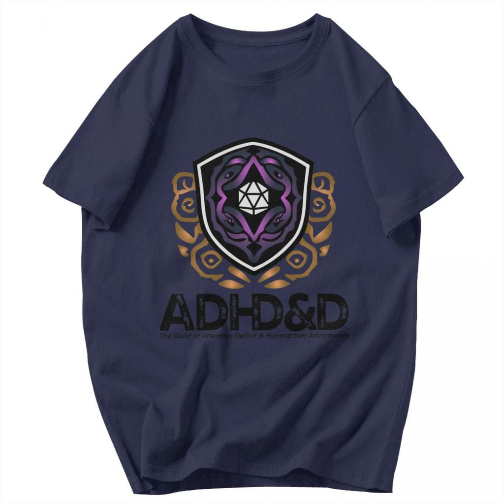 Men T Shirt ADHDD Roll For Concentration Trendy Cotton Y2K Graphic Short Sleeve Unisex Clothing T Shirts