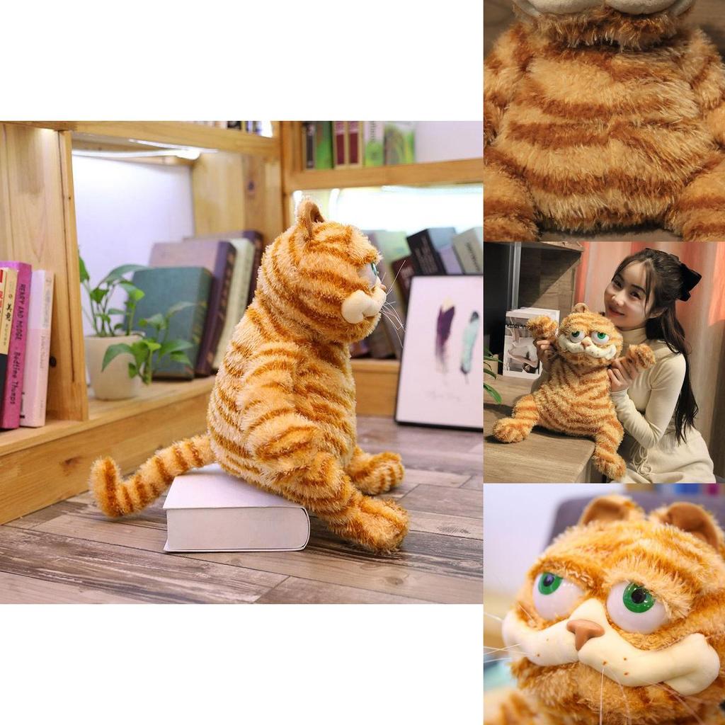 Cartoon Garfield Plüschtier Dicke Katze Weiches Kuscheltier Kissenpuppe 12-18 Zoll**