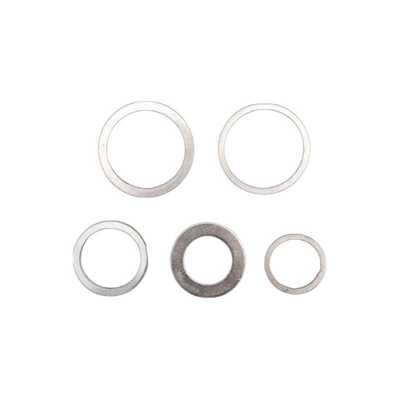 Pack of 5 Multiple Size Reducing Rings Professional Design for Cutter Blade High Quality Stainless Steel Tool Accessory