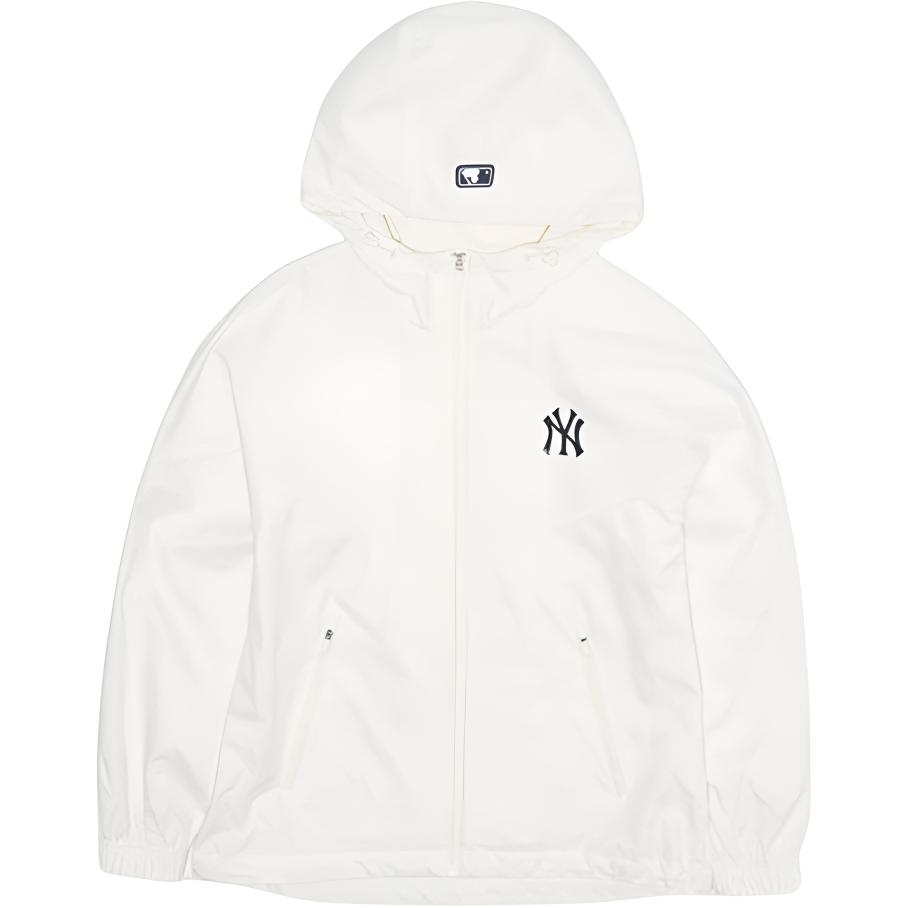 MLB Jackets Unisex New York Yankees/Ivory Hooded Thin Other 3AWJM0763-50IVS M