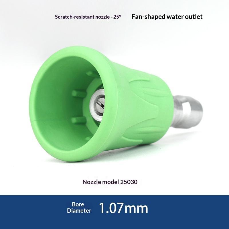 High Pressure Car Washer Nozzle Tips Quick Connect Stainless Steel Sector Sprayer for Auto Detailing Yard Cleaning Use