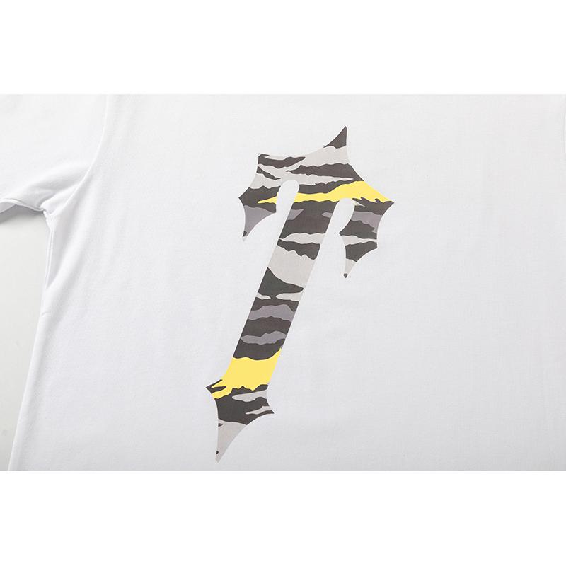 643 Trapstar London 2025 Summer New High Quality Cotton Round Neck Loose Large Size Men's and Women's T-shirt Couple T-shirt