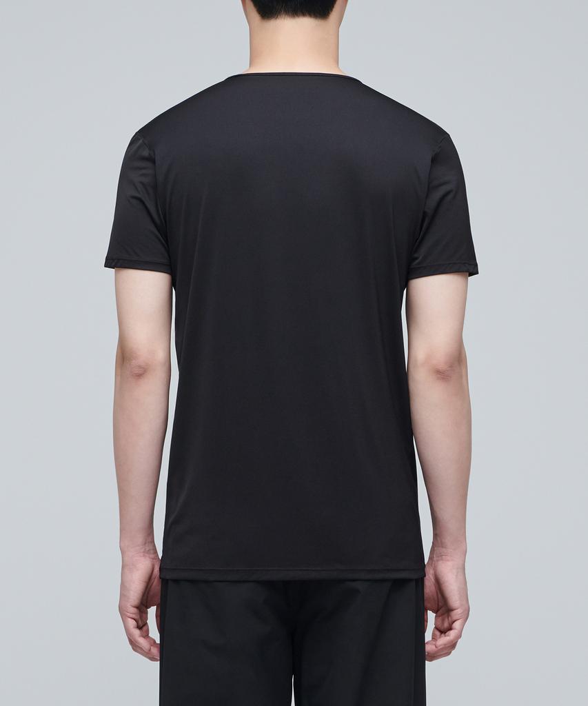 MUSINSA STANDARD [Cooltandard] Men'S V-Neck Undershirt [Black]