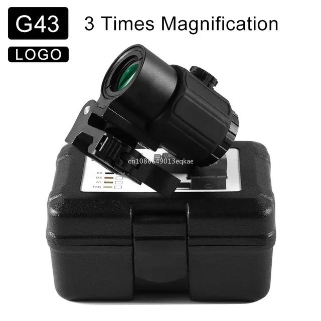 2024 Neues EOTECH 558 DCR Rotpunkt Holografisches Visier Airsoft Jagd mit G33/G43/G45 3X 5X Vergrößerer Passend für 20mm Schienenmontagen & QD-Hebel