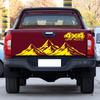 Black 4X4 Off Road Mountain Graphics Decal Sticker For Car Truck Pickup Styling