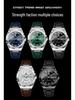 Binbang Men's Luminous Waterproof Quartz Watch with Calendar - Trendy Korean Style