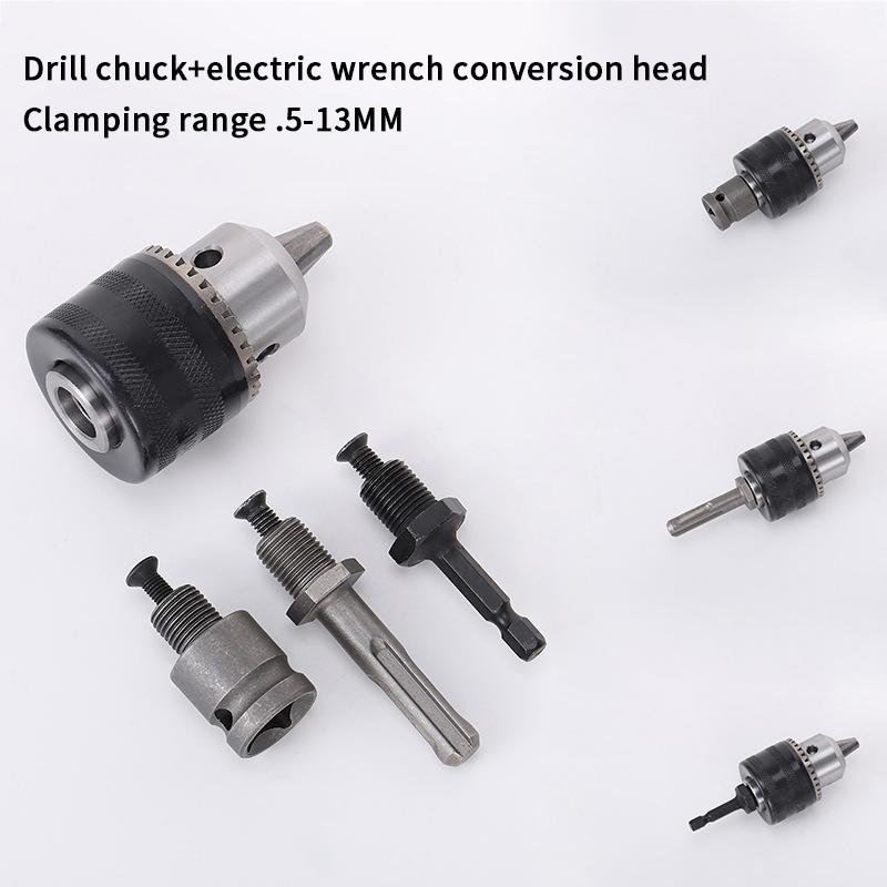 Drill Converter Chuck Socket Multi-Functional Hex Impact Driver Wrench Drill Bit Electric Screwdriver Extension Rod