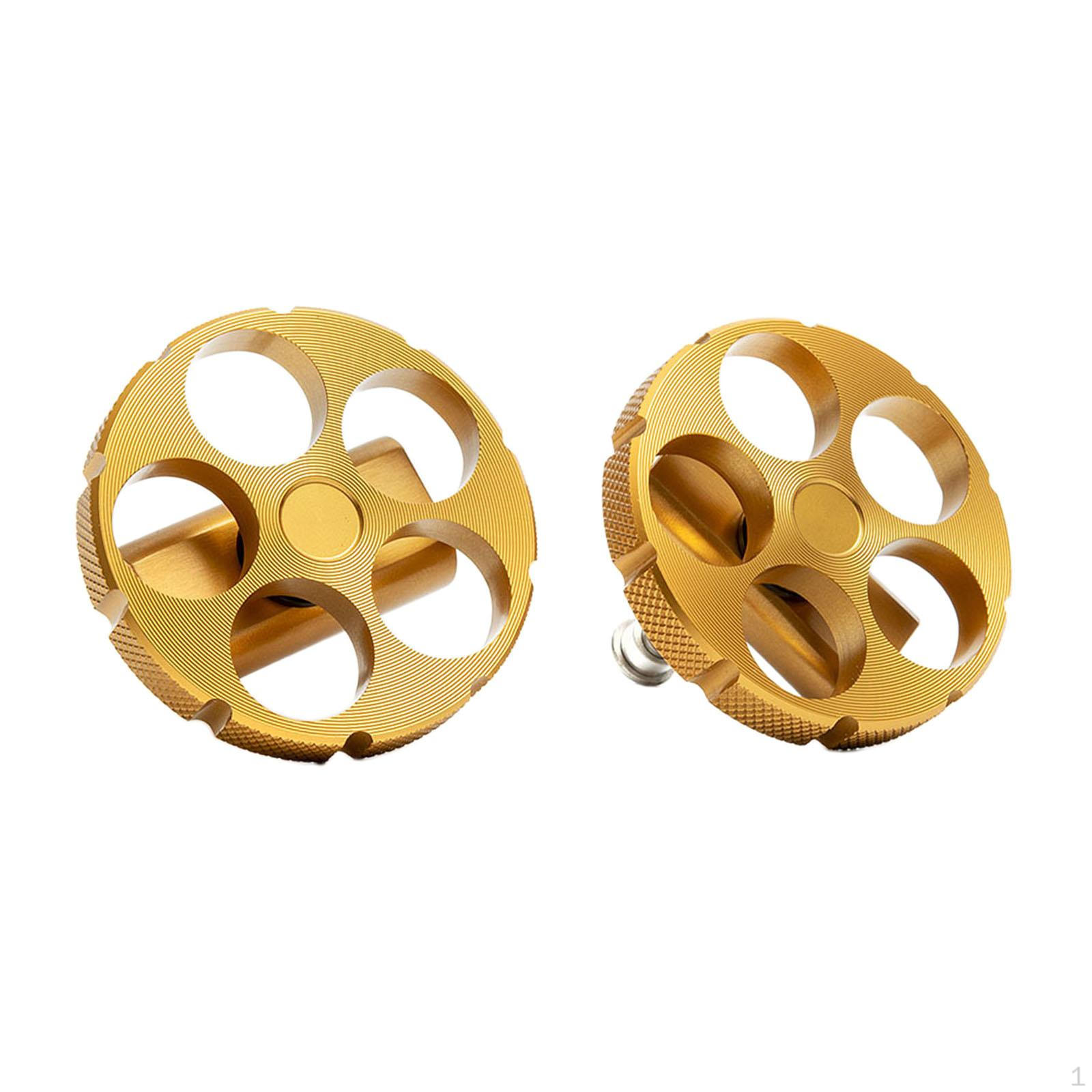 1 paar Axle Hinge Clamp Lever Folding Bike Gold