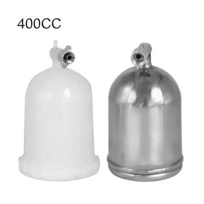 400CC Plastic/Aluminum Spray Paint Pot Air Gravity Feed Sprayer  Cup Pneumatic Tool Accessories For F75 W101 W71 W77