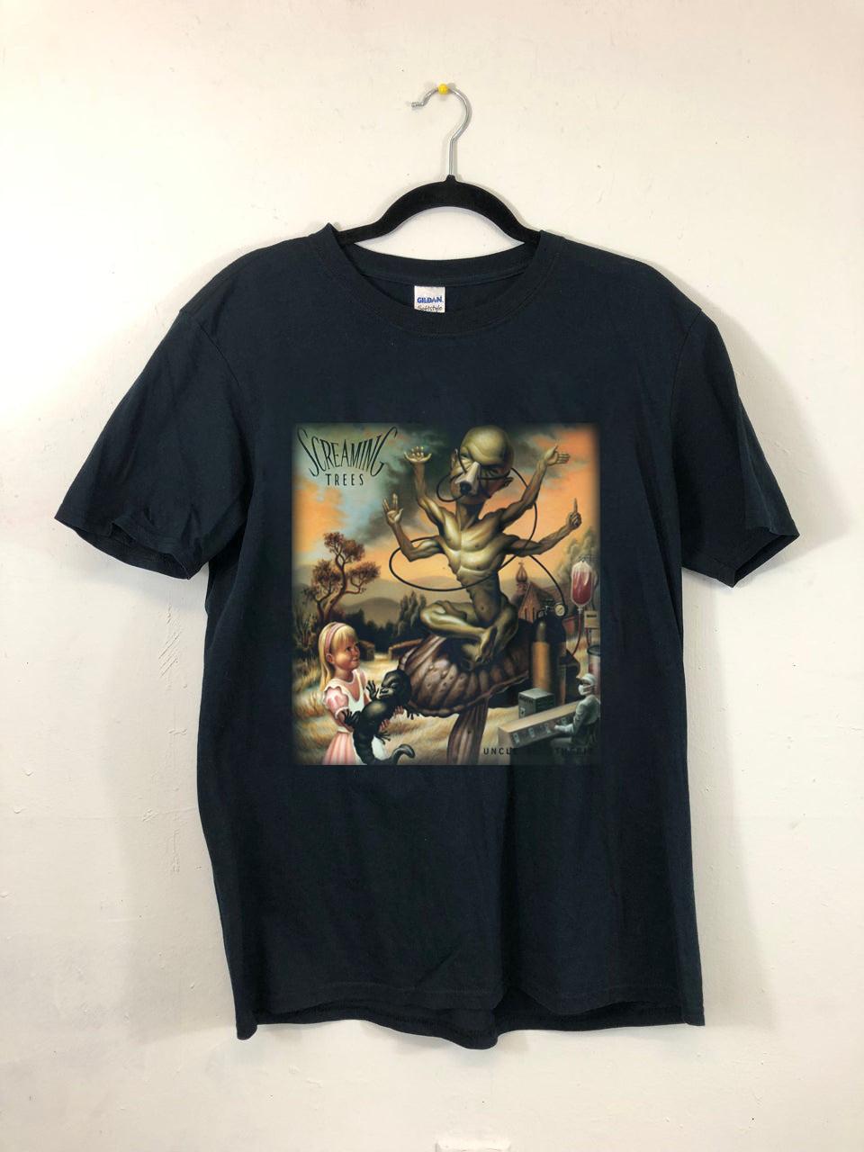 Screaming Trees Band Uncle Anesthesia Black Shirt CL499 S