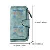Farm Market Theme Long Zipper Wallet, Large Capacity Card Holder, Unisex Clutch Bag, Fashionable Zipper Coin Purse, Suitable for Daily Use, A Great