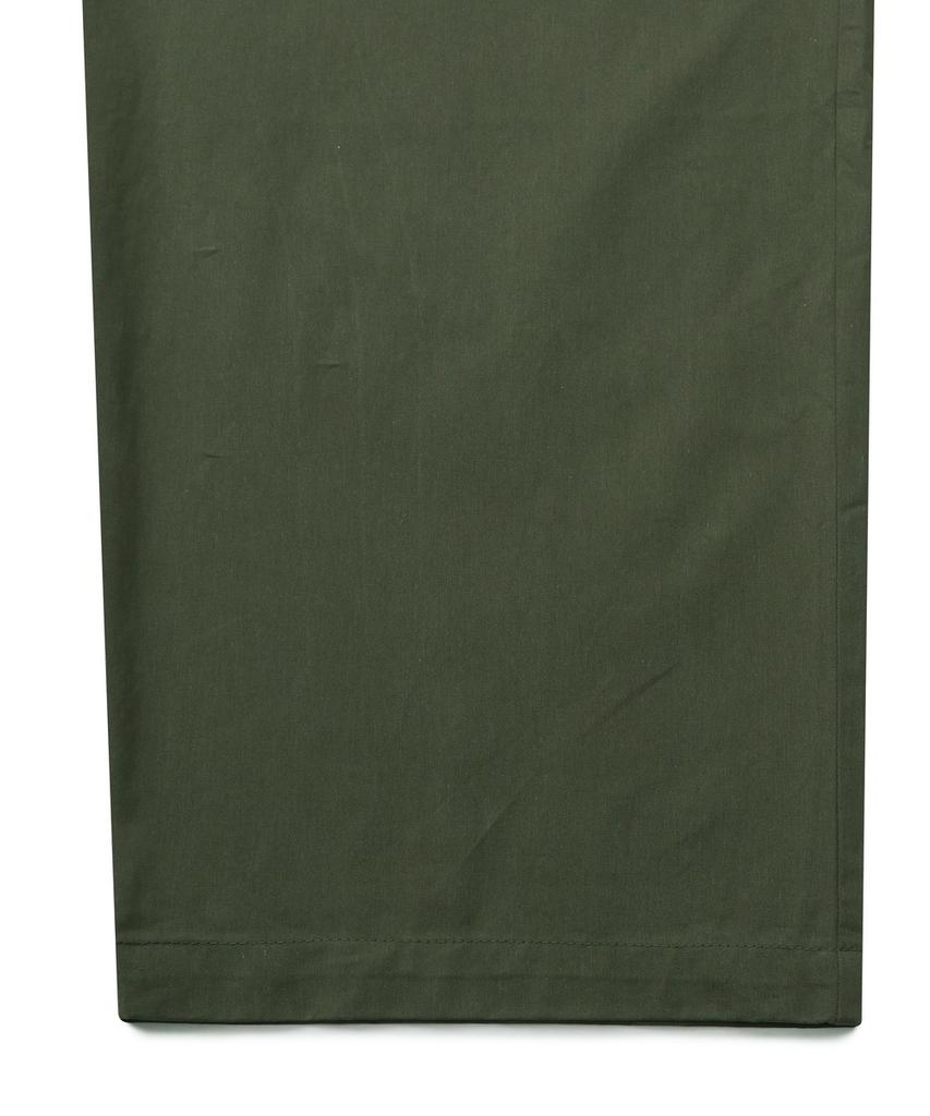 CONNECT KINLOCH Deep One-Tuck Cotton Pants (Khaki)