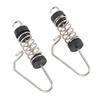 10PCS Boat Flag Clips Stainless Steel for Halyards Outrigger Lines Antennas Stern Lights Flagpole