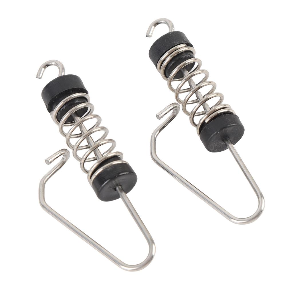 10PCS Boat Flag Clips Stainless Steel for Halyards Outrigger Lines Antennas Stern Lights Flagpole