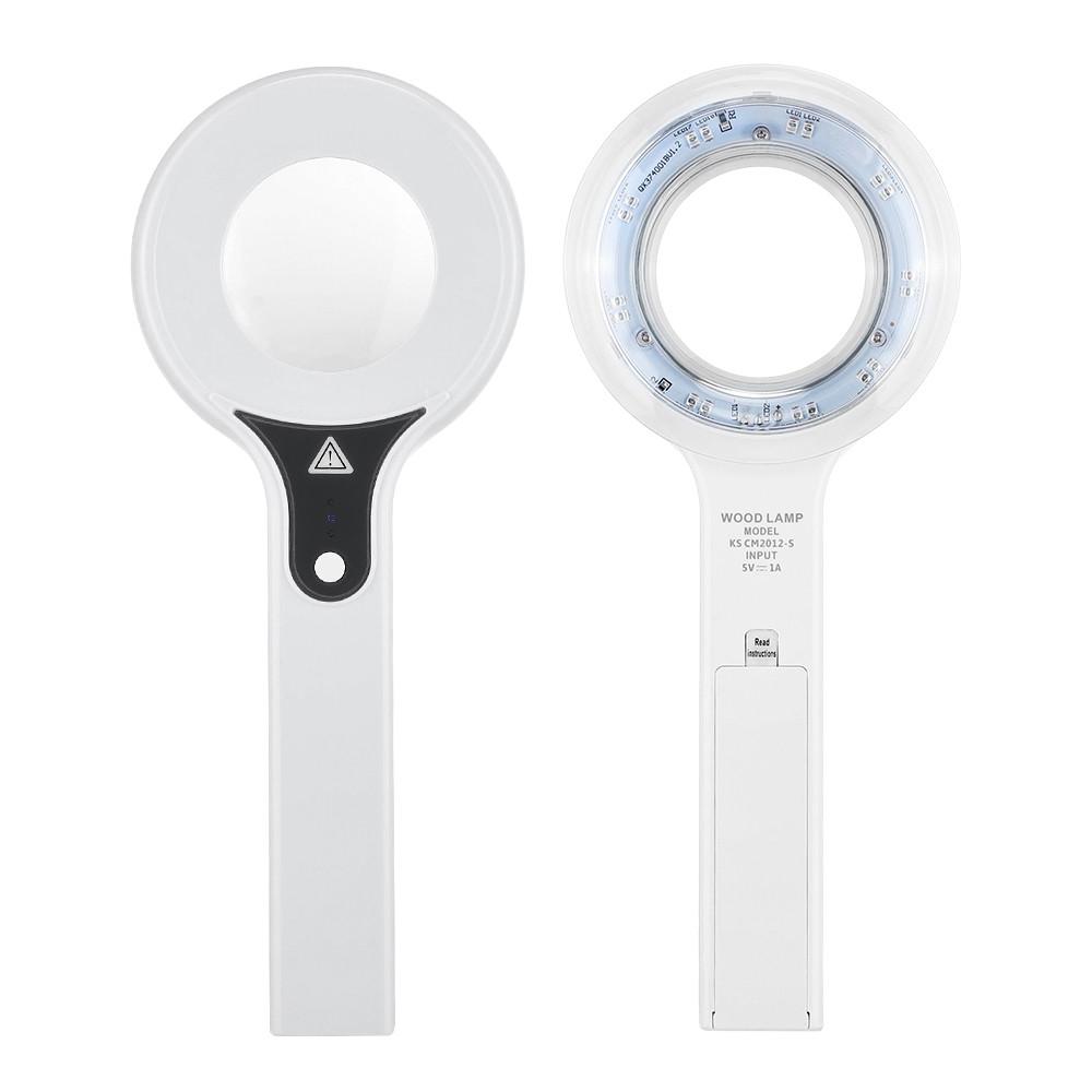 Face Skin Diagnostic Light Portable Facial Salon Beauty Analyzer Rechargeable Skin Analyzing Testing UV Lamp