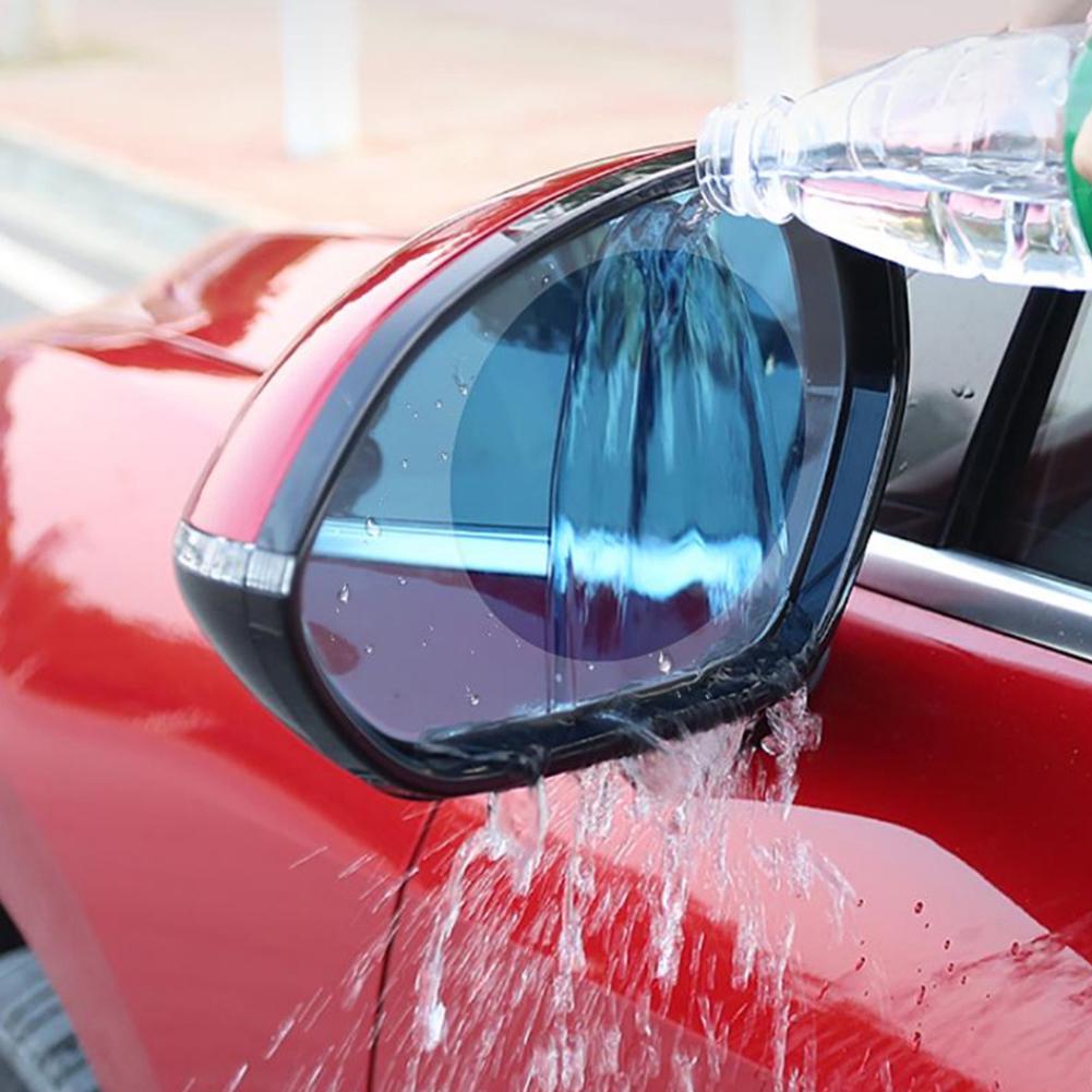Cars Auto Parts Film Window Clear Rainproof Rearview Protective Sticker Mirror 2Pcs Car Anti-Fog