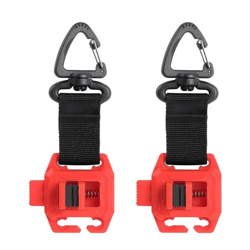 Multipurpose Outdoor Fishing Rod Clamps Adjustable Strap Webbing Spring Concealed Buckles Fishing Accessories Enduring