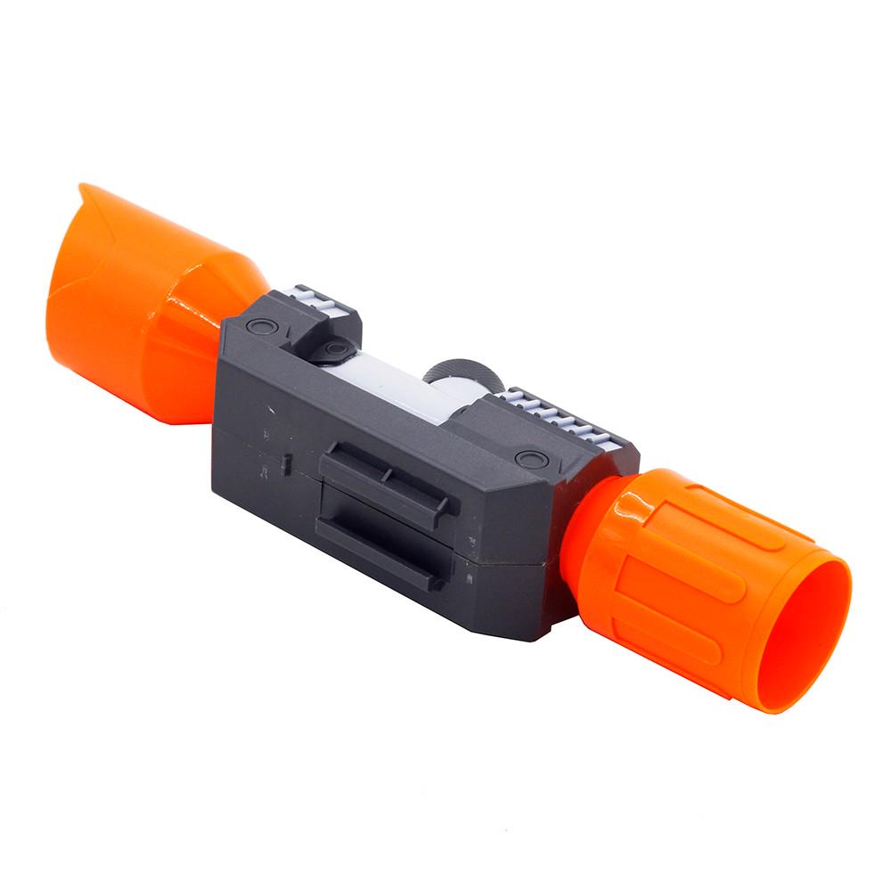 Modified Part Front Tube Sighting Device for Nerf Elite Series - Orange + Grey + Black